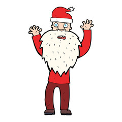 cartoon santa claus