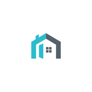  house design concept architecture logo