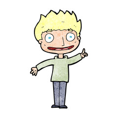 cartoon happy boy