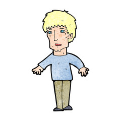 cartoon surprised man