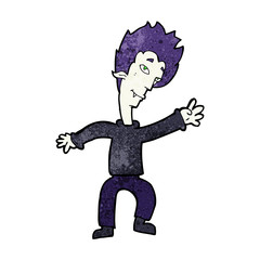 cartoon halloween vampire