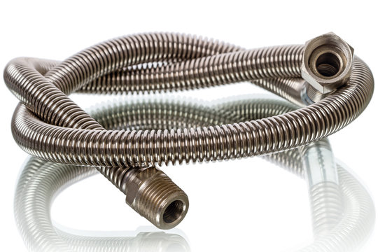Flexible hoses for gas or water
