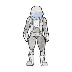 cartoon astronaut
