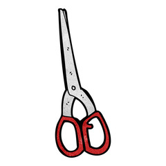 cartoon scissors