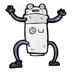 cartoon robot