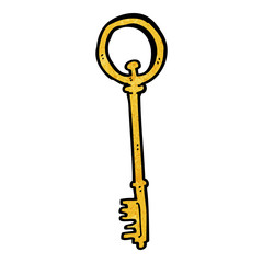 cartoon key