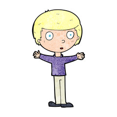 cartoon surprised man