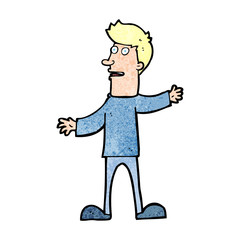cartoon surprised man