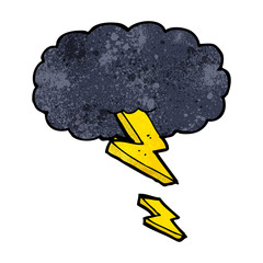 cartoon thundercloud