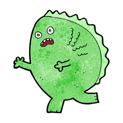 cartoon monster