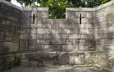 York City Walls in York, England.