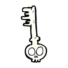 cartoon spooky key