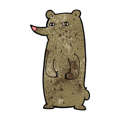 funny cartoon bear