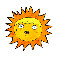 sun cartoon character