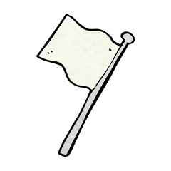 cartoon white flag