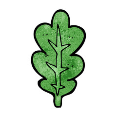 cartoon leaf symbol