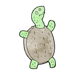 cartoon happy turtle
