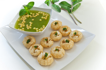 Indian snacks - water balls