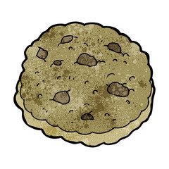 chocolate chip cookie cartoon