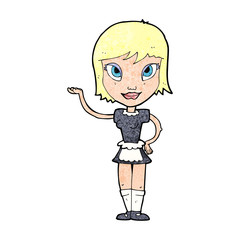 cartoon maid