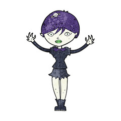 cartoon vampire girl