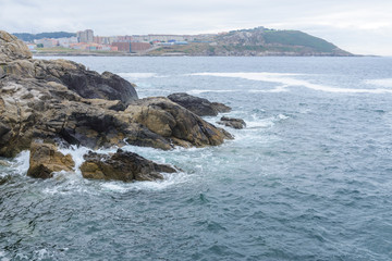 view of the surf on the ocean