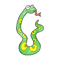 Naklejka premium cartoon snake