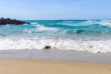 view of the surf on the ocean