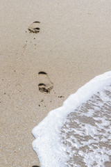view of the surf on the ocean