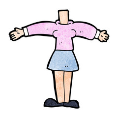 cartoon female body (add photos or mix and match cartoons)