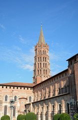 Fototapeta na wymiar Basilika Saint-Sernin, Toulouse