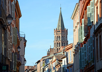 Toulouse, Altstadt mit Basilika Saint-Sernin