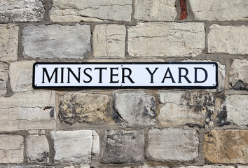 Minster Yard in York, England.