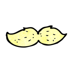 cartoon mustache