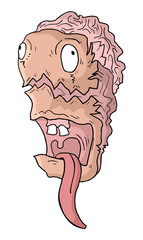 imaginative monster face