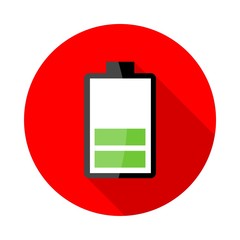 Battery charging icons