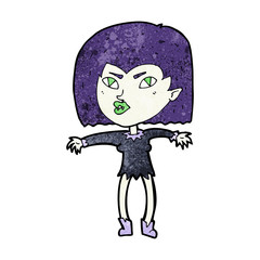 cartoon vampire girl