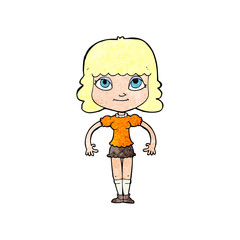 cartoon girl