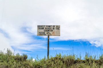 Road sign in Tanzania