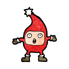 cartoon funny christmas creature