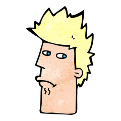 cartoon nervous expression