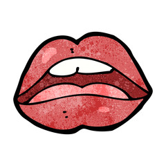 open mouth cartoon symbol