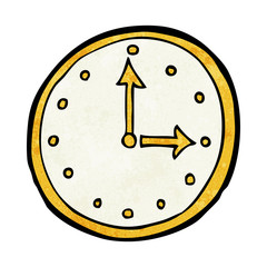 cartoon clock symbol