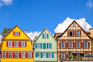 Colorful German houses
