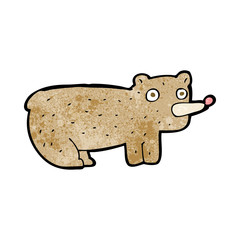 funny cartoon bear