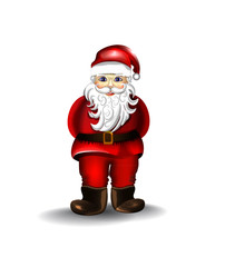 cheerful Santa Claus icon