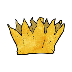 cartoon paper crown