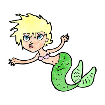 cartoon mermaid