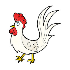 cartoon cockerel