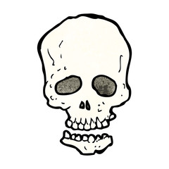 cartoon skull